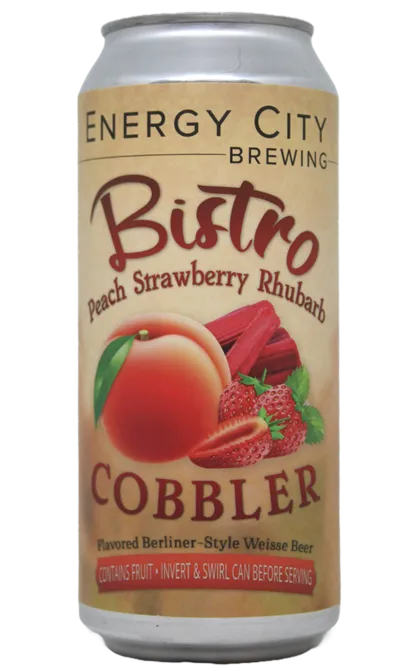 Bistro Peach Strawberry Rhubarb Cobbler