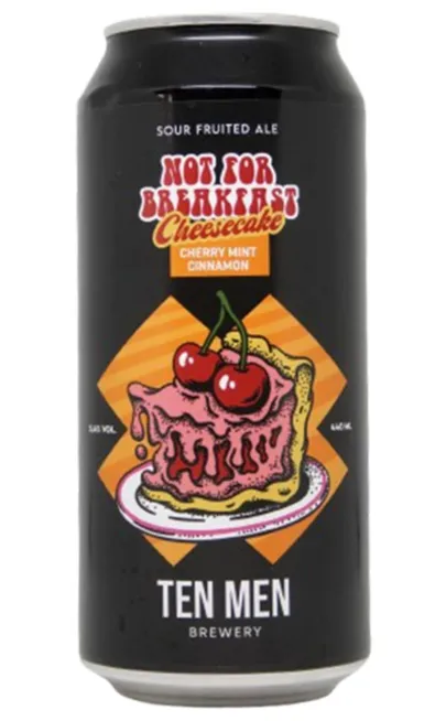 NOT FOR BREAKFAST: CHERRY MINT CINNAMON CHEESECAKE