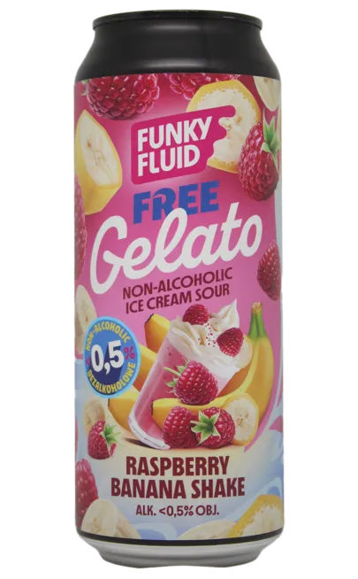 Free Gelato: Raspberry Banana Shake