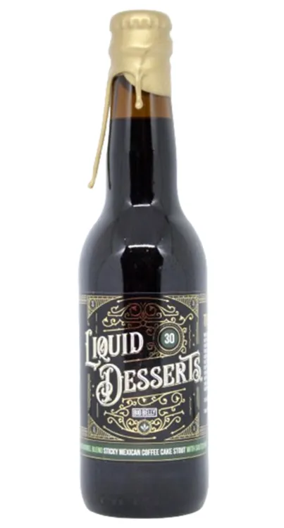 Liquid Desserts 30 - 2 Year Barrel Blend Sticky Mexican Coffee Cake Stout With Nuts