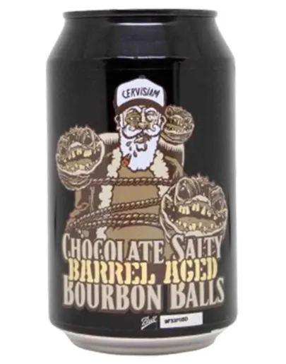 Chocolate Salty Bourbon Balls BARREL AGED 4-YEARS OnlyCans