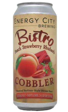 Bistro Peach Strawberry Rhubarb Cobbler