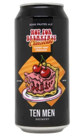 NOT FOR BREAKFAST: CHERRY MINT CINNAMON CHEESECAKE