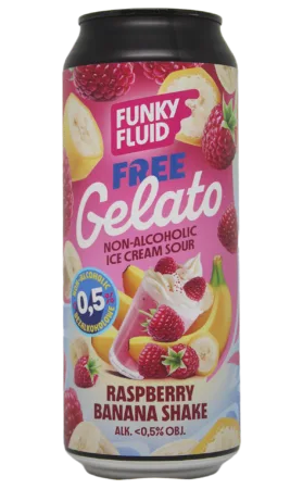 Free Gelato: Raspberry Banana Shake