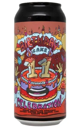 11th Birthday Cake - White Chocolate Cinnamon Churro Toffee Cake Barrel Aged Barley Wine