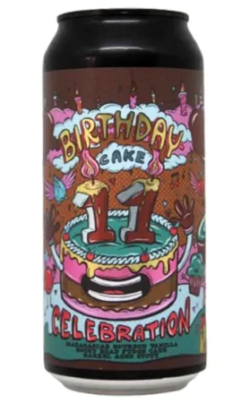 11th Birthday Cake - Madagascar Bourbon Vanilla Rocky Road Fudge Cake Barrel Aged Stout